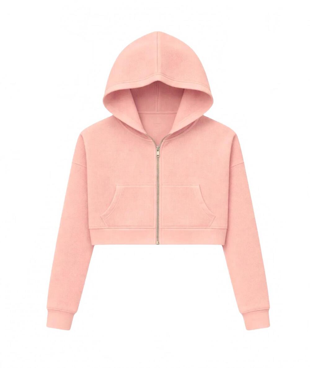 NEW KATIE J NYC girl's brynn hoodie in apricot blush